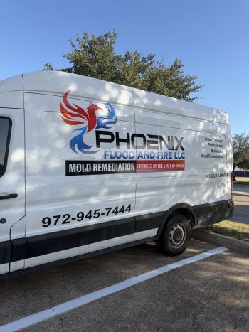 Phoenix Flood and Fire's Work Van